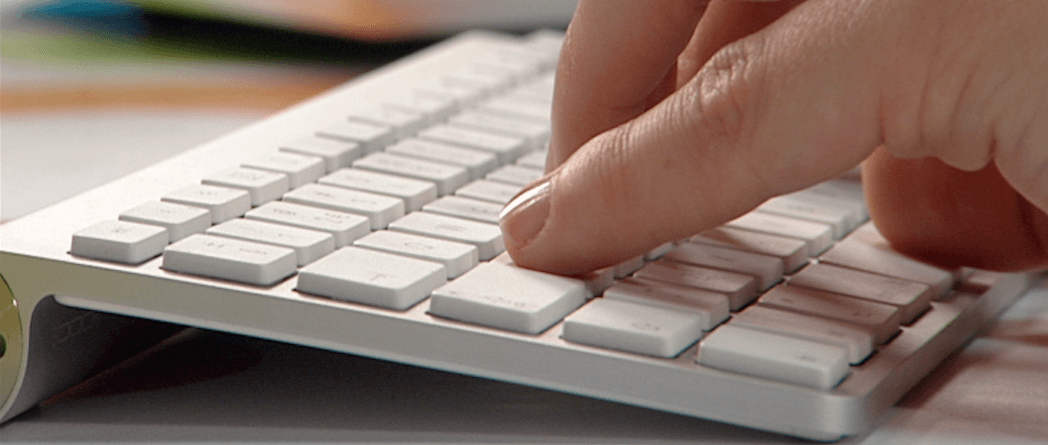 Over blind typen leren